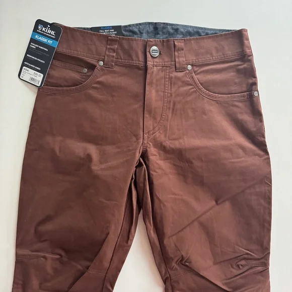 Kuhl Rydr Lite Klassik Fit Articulated Knee. Reinforced Pocket Men's 30x32 Brick